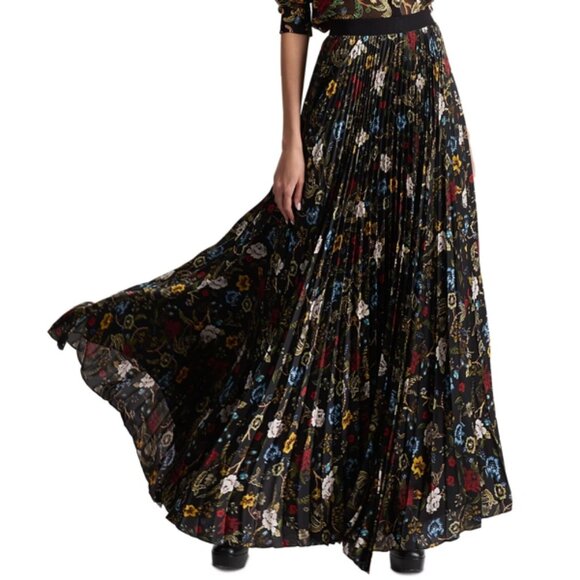 Alice and Olivia Katz Pleated Maxi Skirt - Picture 4 of 6